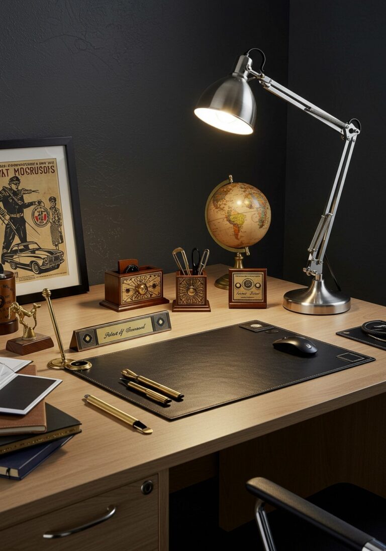 Personalized Desk Accessories fMan Cave Office